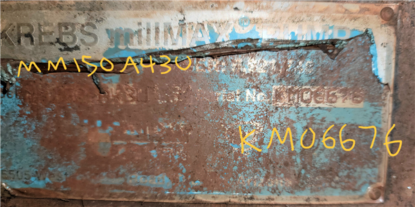 Flsmidth Krebs Millmax Model Mm150 Pump)